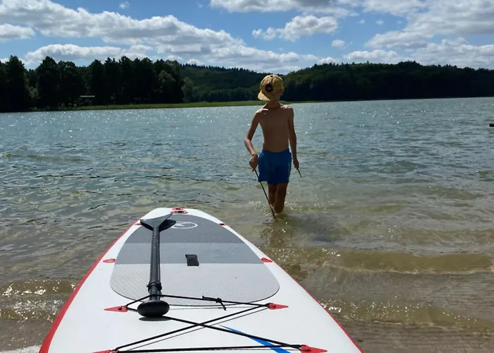 Gawra Nad Jeziorem - Caloroczne Nad Jeziorem Z Balia, Jacuzzi I Sauna, Kaszuby Διαμέρισμα