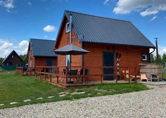 Gawra Nad Jeziorem - Caloroczne Nad Jeziorem Z Balia, Jacuzzi I Sauna, Kaszuby Διαμέρισμα