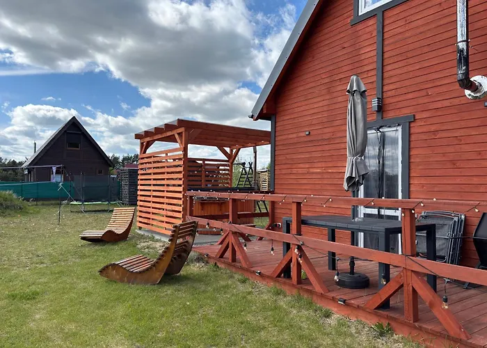 Gawra Nad Jeziorem - Caloroczne Nad Jeziorem Z Balia, Jacuzzi I Sauna, Kaszuby Sobącz