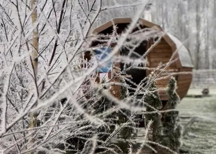 Διαμέρισμα Gawra Nad Jeziorem - Caloroczne Nad Jeziorem Z Balia, Jacuzzi I Sauna, Kaszuby
